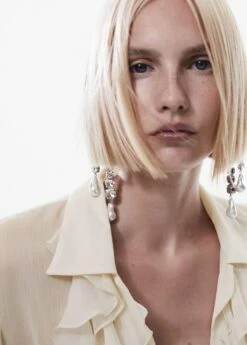 Chemise Gaze Volants -New Trendy Shop 57057758 05 D1