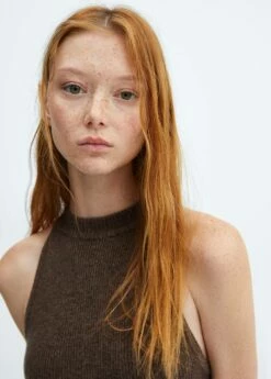 Robe Maille Emmanchures Américaines -New Trendy Shop 57058273 32 D1