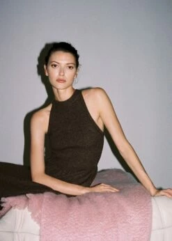 Robe Maille Emmanchures Américaines -New Trendy Shop 57058273 32 D6