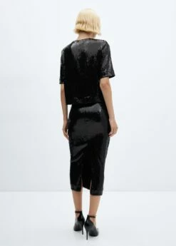 Jupe Midi Sequins -New Trendy Shop 57059101 99 R