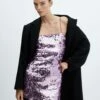 Robe Courte Sequins