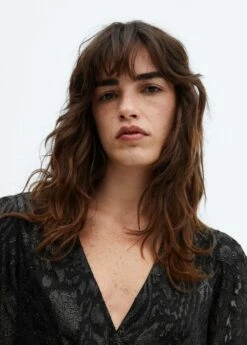 Robe Jacquard Lurex -New Trendy Shop 57059109 99 D1