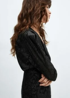 Robe Jacquard Lurex -New Trendy Shop 57059109 99 D2