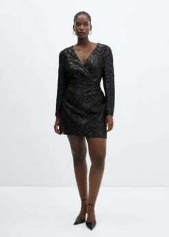 Robe Jacquard Lurex -New Trendy Shop 57059109 99 D3