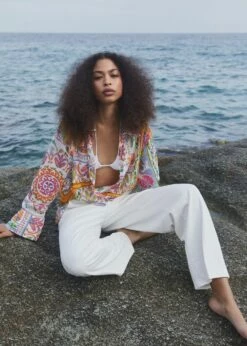 Chemise Coton Imprimée -New Trendy Shop 57061174 02 D6