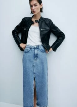 Jupe Midi En Jean -New Trendy Shop 57061176 TM D1