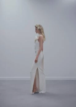 Robe Maxifleurs Fendue -New Trendy Shop 57061178 05 D2