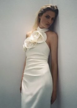 Robe Maxifleurs Fendue -New Trendy Shop 57061178 05 D7