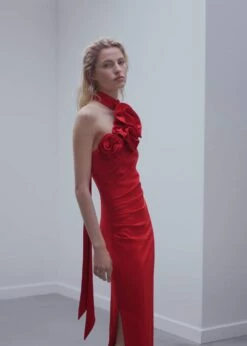 Robe Maxifleurs Fendue -New Trendy Shop 57061178 70