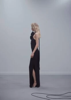 Robe Maxifleurs Fendue -New Trendy Shop 57061178 99 D2