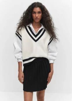 Minijupe Plissée Maille