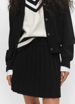 Minijupe Plissée Maille -New Trendy Shop 57061180 99 D6