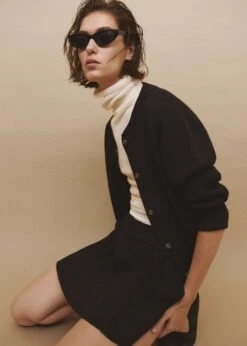 Minijupe Plissée Maille -New Trendy Shop 57061180 99 D9