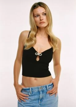 Top Maille Détail Strass -New Trendy Shop 57062516 99 D6