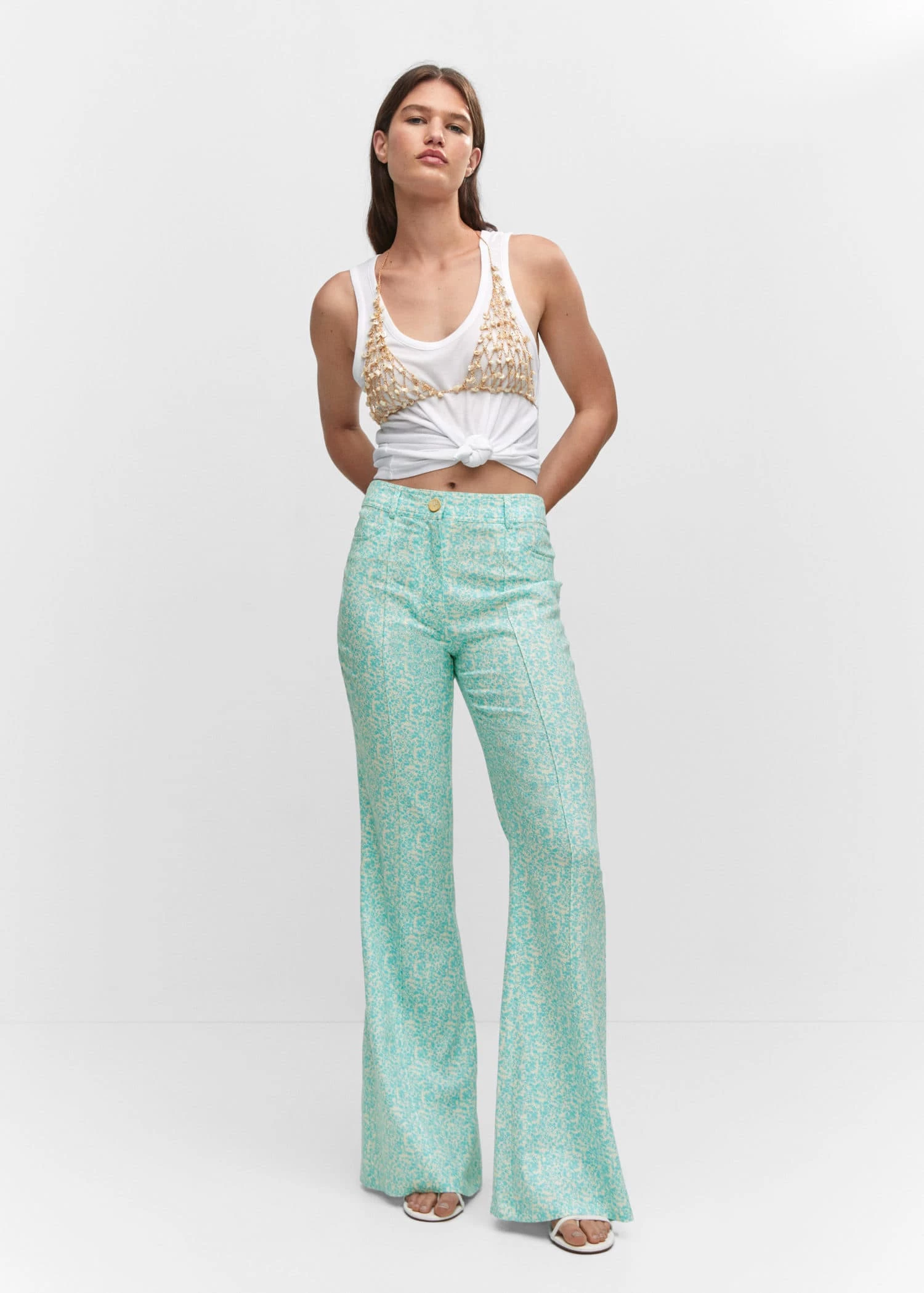 Pantalon Lin Fleurs 2 Pantalon Lin Fleurs – Image 2