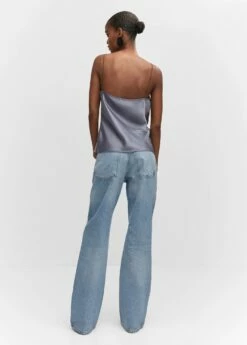 Top Satin Col Bénitier -New Trendy Shop 57062884 92 R