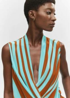 Chemisier Cache-cœur à Rayures 10 Chemisier Cache-cœur à Rayures -New Trendy Shop 57062889 46 D1