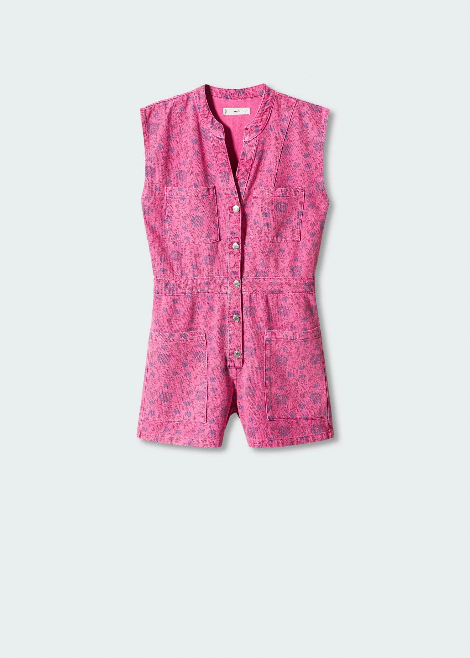 Combinaison En Jean Imprimée 7 Combinaison En Jean Imprimée – Image 7