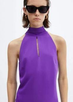 Robe Emmanchures Américaines Nœud