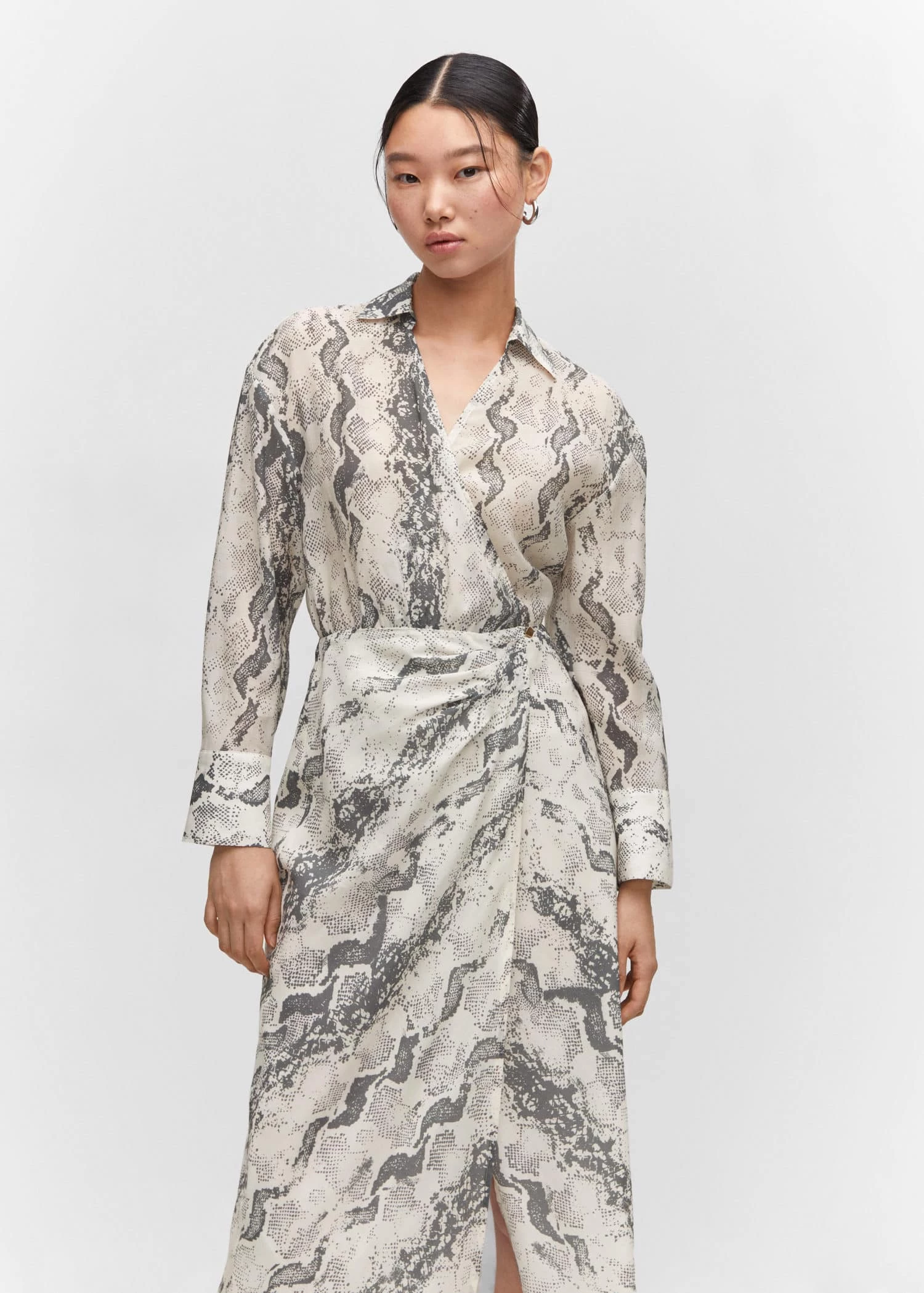 Robe Lyocell En Imprimé Serpent 1 Robe Lyocell En Imprimé Serpent