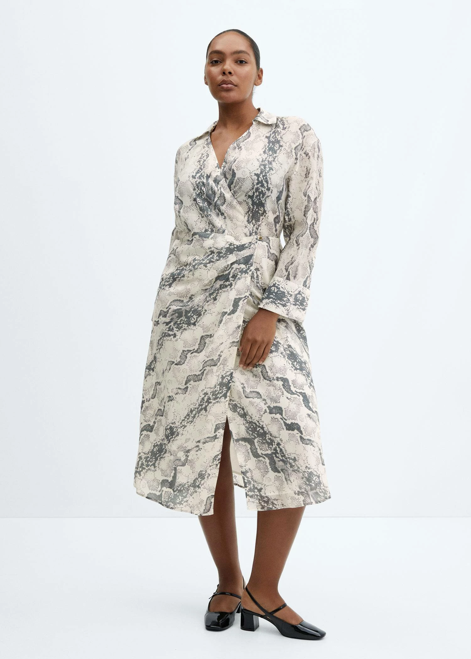 Robe Lyocell En Imprimé Serpent 5 Robe Lyocell En Imprimé Serpent – Image 5