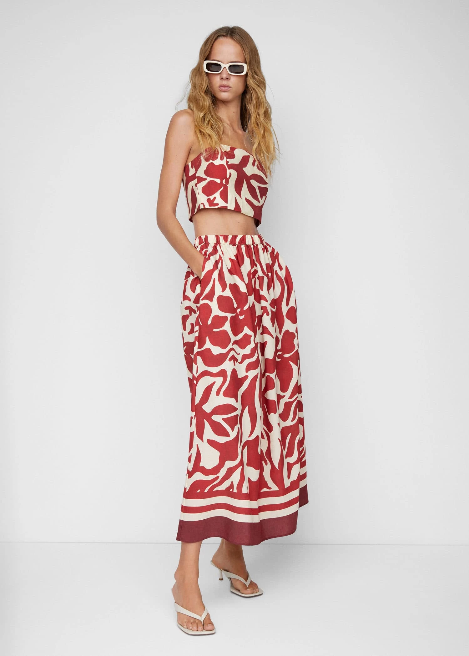 Top Crop Imprimé 2 Top Crop Imprimé – Image 2