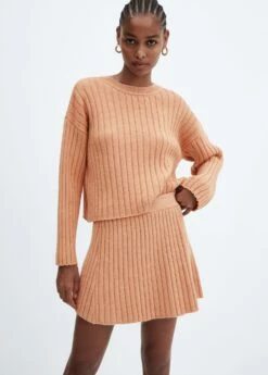 Jupe évasée Maille Côtelée 10 Jupe évasée Maille Côtelée -New Trendy Shop 57065808 26 D1