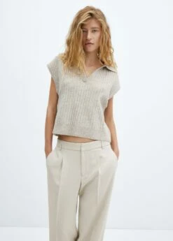 Pantalon Droit Pinces 19 Pantalon Droit Pinces -New Trendy Shop 57065810 08 D1