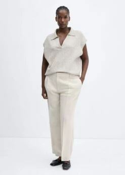 Pantalon Droit Pinces 21 Pantalon Droit Pinces -New Trendy Shop 57065810 08 D3