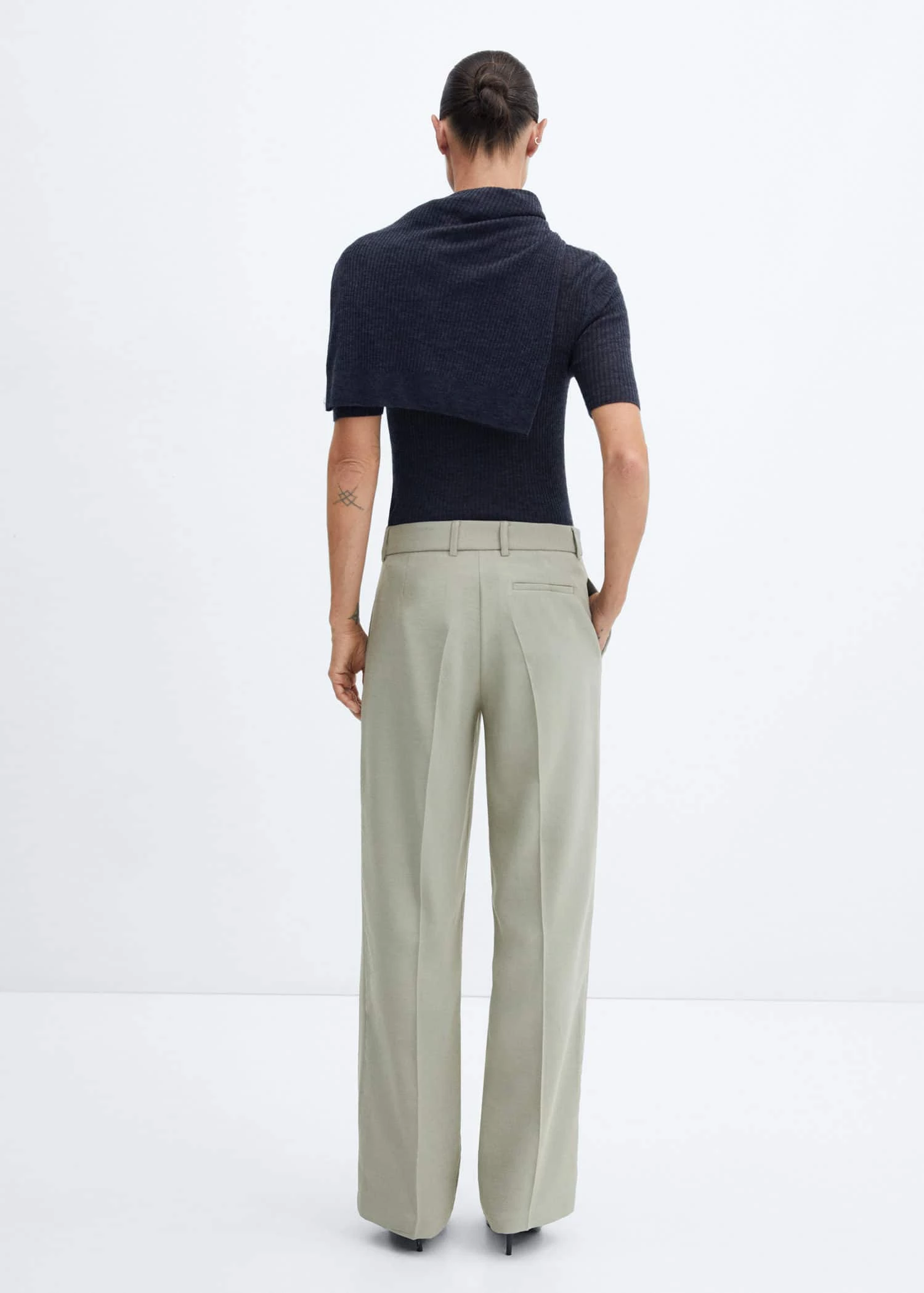 Pantalon Droit Pinces 13 Pantalon Droit Pinces – Image 13