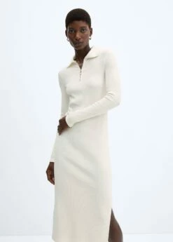 New Trendy Shop 36 Robe Décolleté Zippé