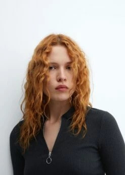 Robe Décolleté Zippé -New Trendy Shop 57065811 95 D1