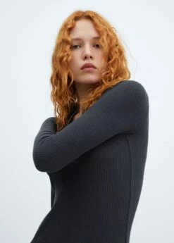 Robe Décolleté Zippé -New Trendy Shop 57065811 95 D4