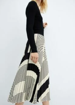 Jupe Plissée à Rayures -New Trendy Shop 57065966 05 D6