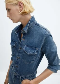 Combi-pantalon En Jean 11 Combi-pantalon En Jean -New Trendy Shop 57065968 DI D1