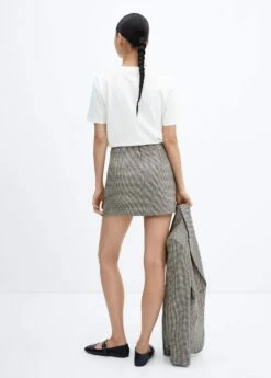 Minijupe Droite Pied-de-poule -New Trendy Shop 57065979 99 R