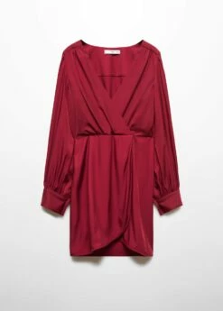 Robe Courte Manches Bouffantes -New Trendy Shop 57065980 78 B