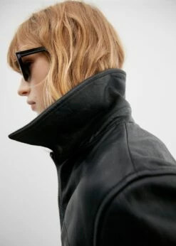 Blouson Cuir Bas élastiqué -New Trendy Shop 57066004 99 D1