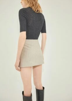 Jupe Laine Fines Rayures -New Trendy Shop 57066015 92 R
