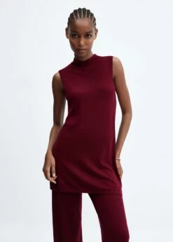 Pantalon Wideleg Maille Fine -New Trendy Shop 57066307 77 D1