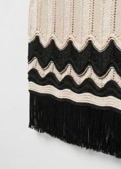 Top Maille Détail Franges -New Trendy Shop 57066308 05 D8