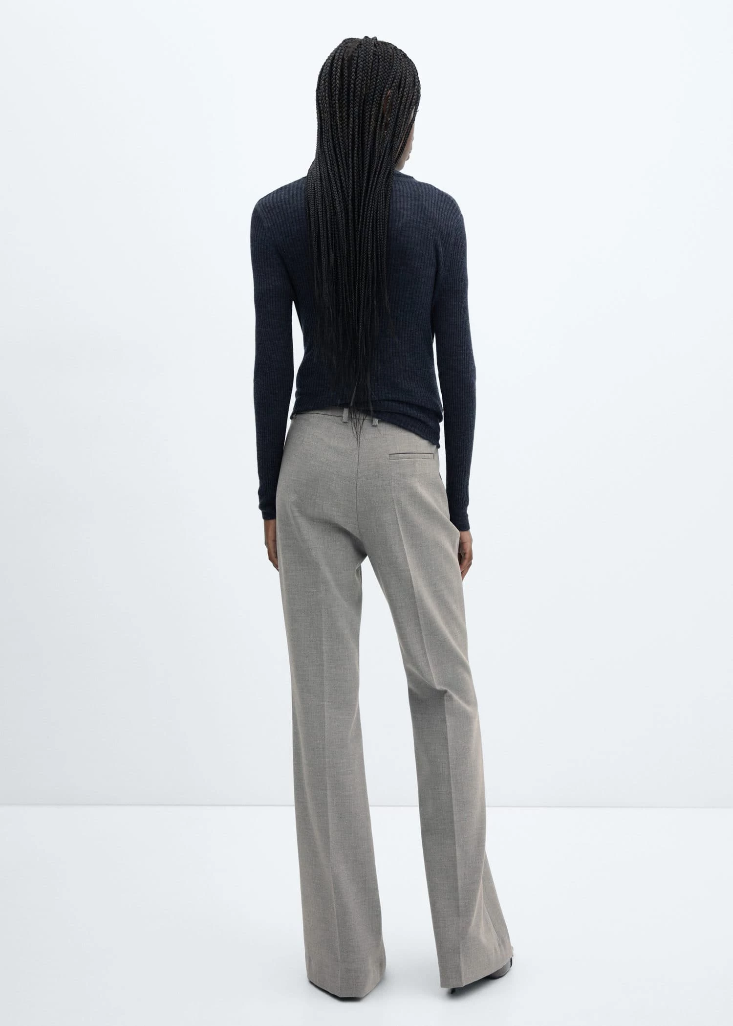 Pantalon Chiné Wideleg 3 Pantalon Chiné Wideleg – Image 3