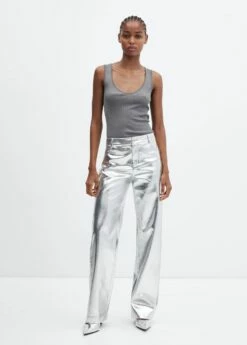 Pantalon Wideleg Foil 9 Pantalon Wideleg Foil -New Trendy Shop 57066726 PL 99999999 01