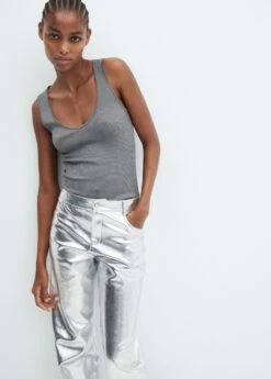 Pantalon Wideleg Foil 11 Pantalon Wideleg Foil -New Trendy Shop 57066726 PL D1