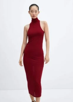Robe Midi Col Montant