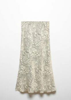 Jupe Longue En Imprimé Cachemire -New Trendy Shop 57067718 01 B