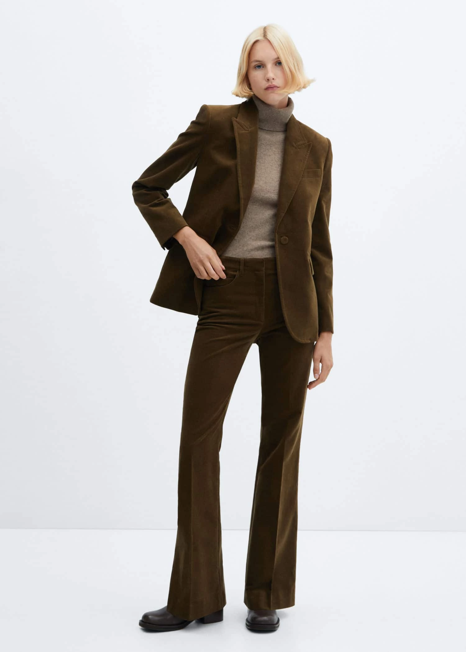 Pantalon Costume Velours Ras 2 Pantalon Costume Velours Ras – Image 2