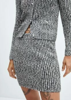 Jupe Maille Côtelée Texture 13 Jupe Maille Côtelée Texture -New Trendy Shop 57067757 99 D6