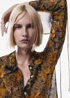 Chemise Imprimée Semi-transparente -New Trendy Shop 57067759 30 D1