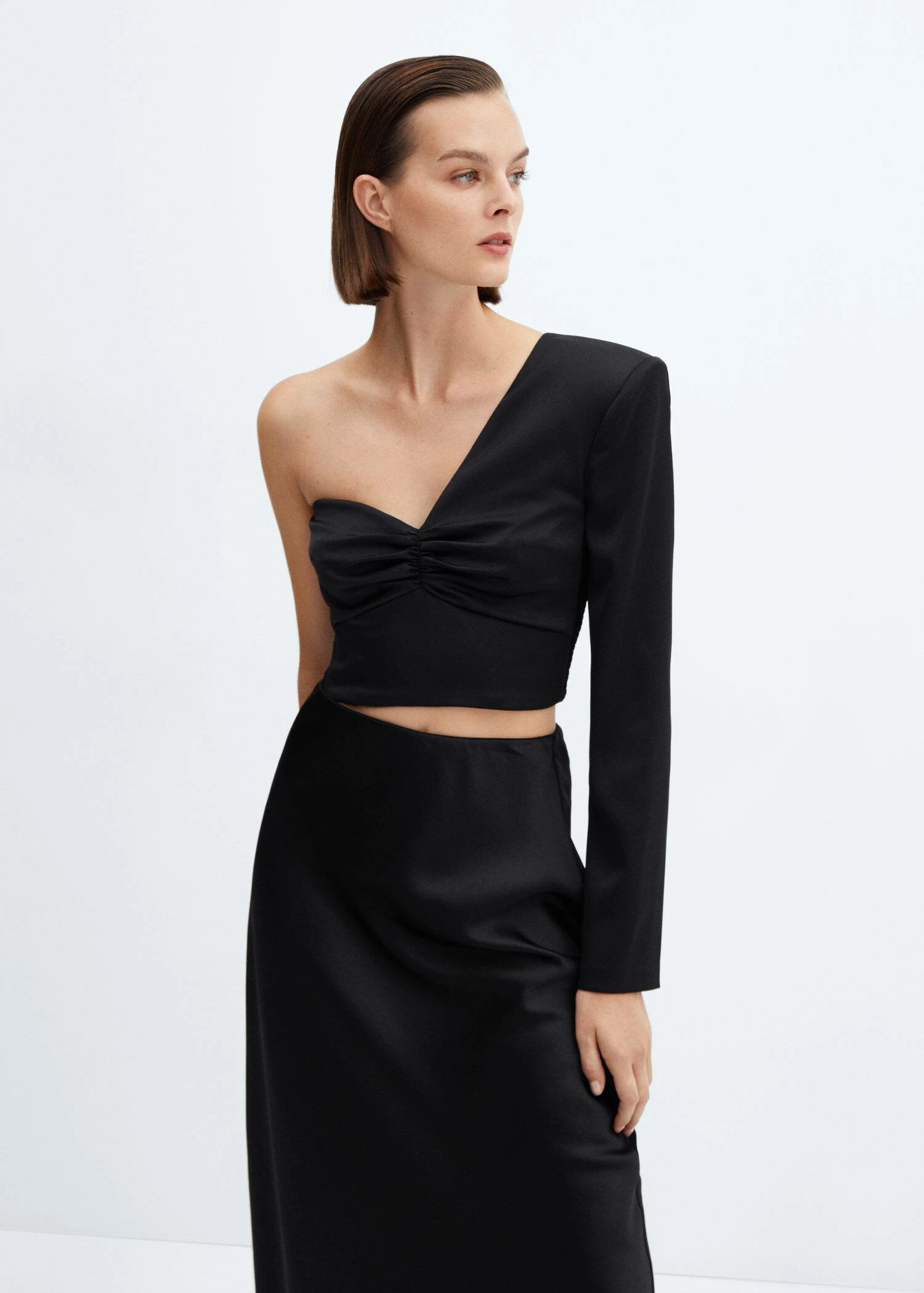 Blouse Crop Asymétrique 1 Blouse Crop Asymétrique